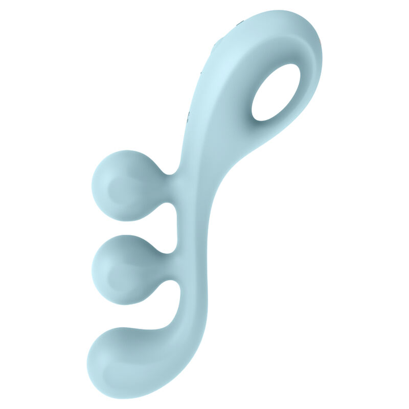 Alternative view of SATISFYER - TRI BALL 2 MULTI VIBRATOR BLUE