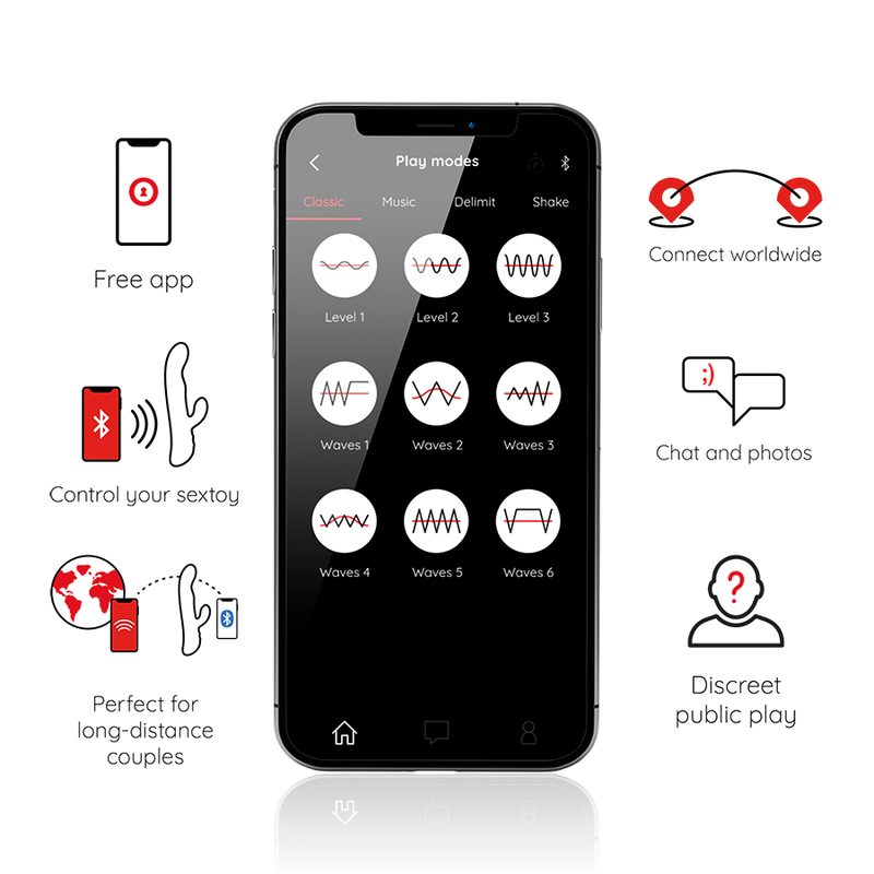 ONINDER - OSLO VIBRATION & ROTATION BLACK - FREE APP - Bild 7