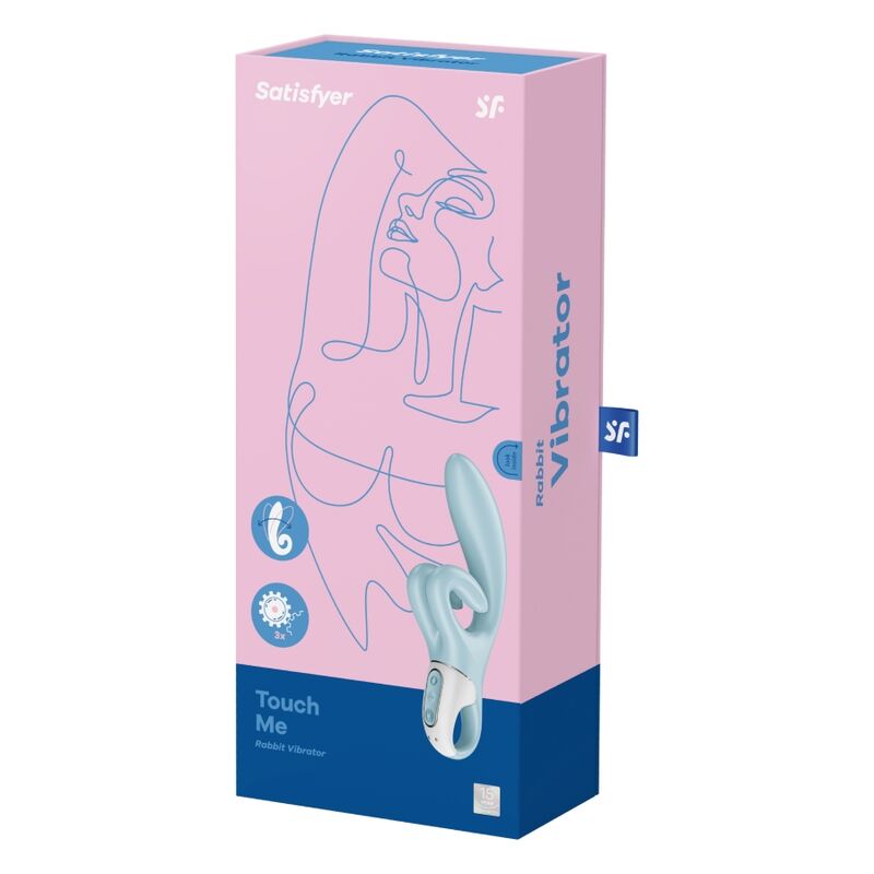 SATISFYER - TOUCH ME RABBIT VIBRATION BLUE - Bild 5