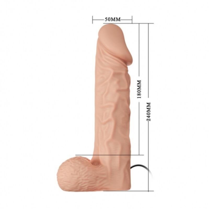 BAILE - ULTRA PASSIONATE HARNESS 24 CM NATURAL - Bild 5