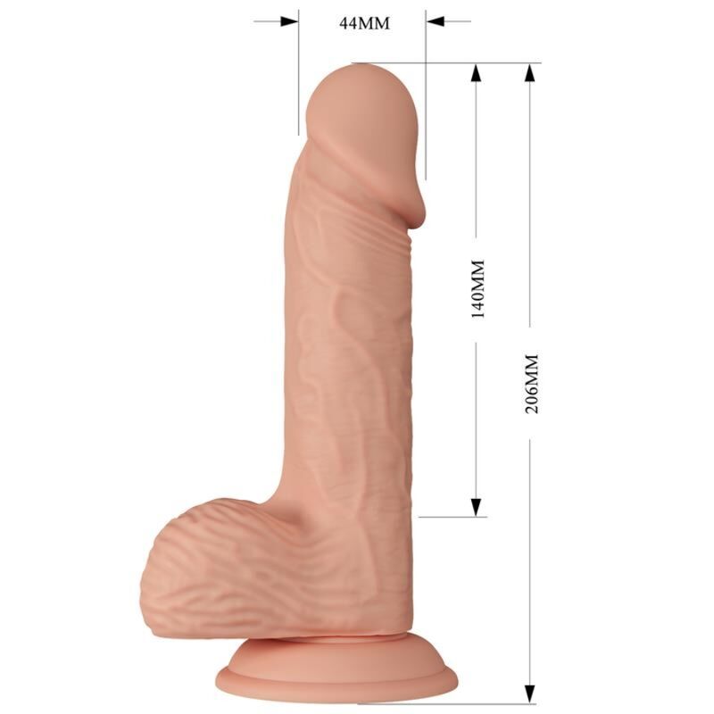 BAILE - BEAUTIFUL ENCOUNTER CATOBLEPAS FLEXIBLE REALISTIC DILDO 20.6 CM NATURAL - Bild 6