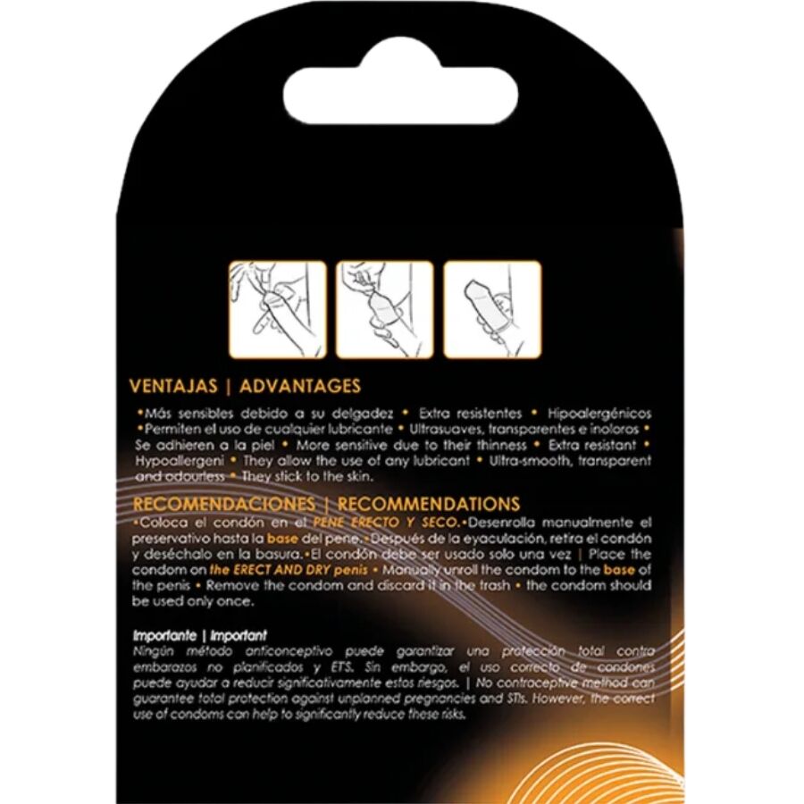 Alternative view of UNIQ - CLASSIC LATEX FREE CONDOMS 3 UNITS