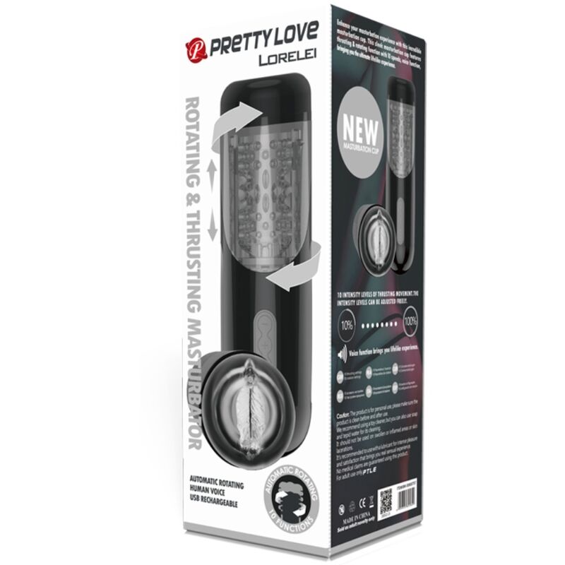 Alternative view of PRETTY LOVE - LORELEI MULTIFUNCTION RECHARGEABLE MASTURBATOR
