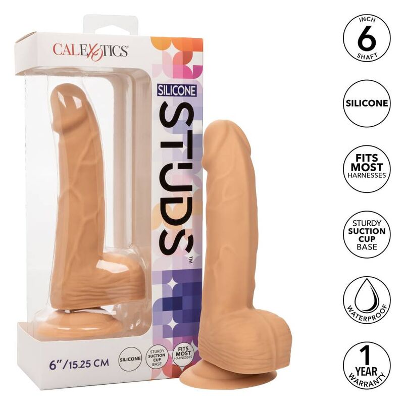 Alternative view of CALEXOTICS - SILICONE STUDS 15.24 CM SKIN