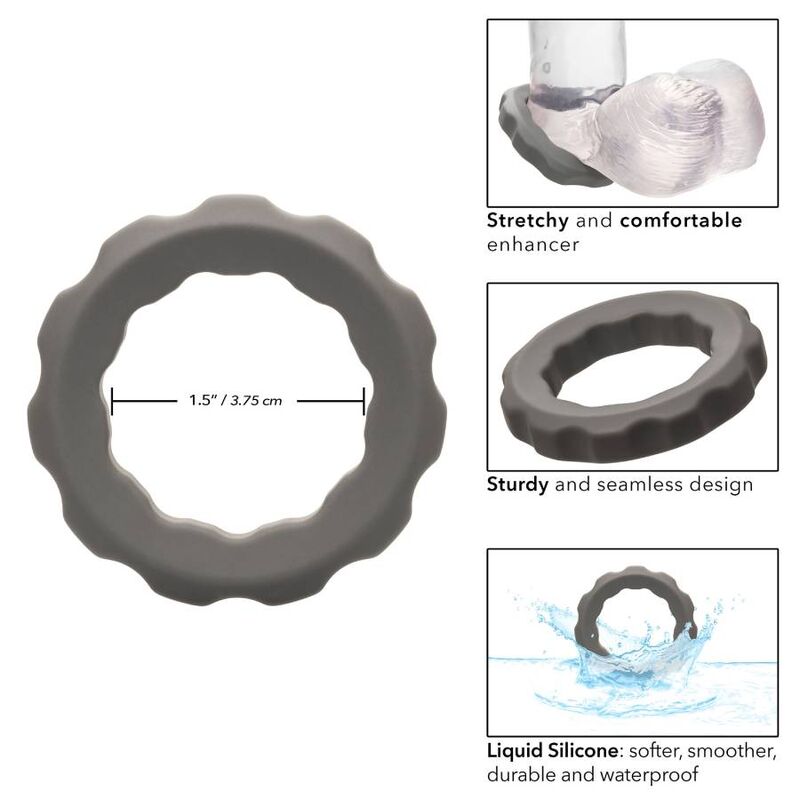 CALEXOTICS - ALPHA ERECT RING GREY - Bild 7