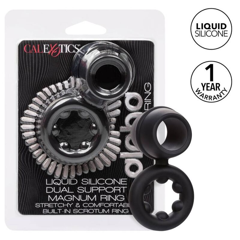 CALEXOTICS - ALPHA DUAL MAGNUM RING BLACK - Bild 2