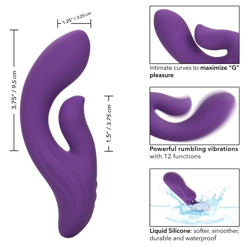 Alternative view of CALEXOTICS - STELLA DUAL PLEASER VIOLET