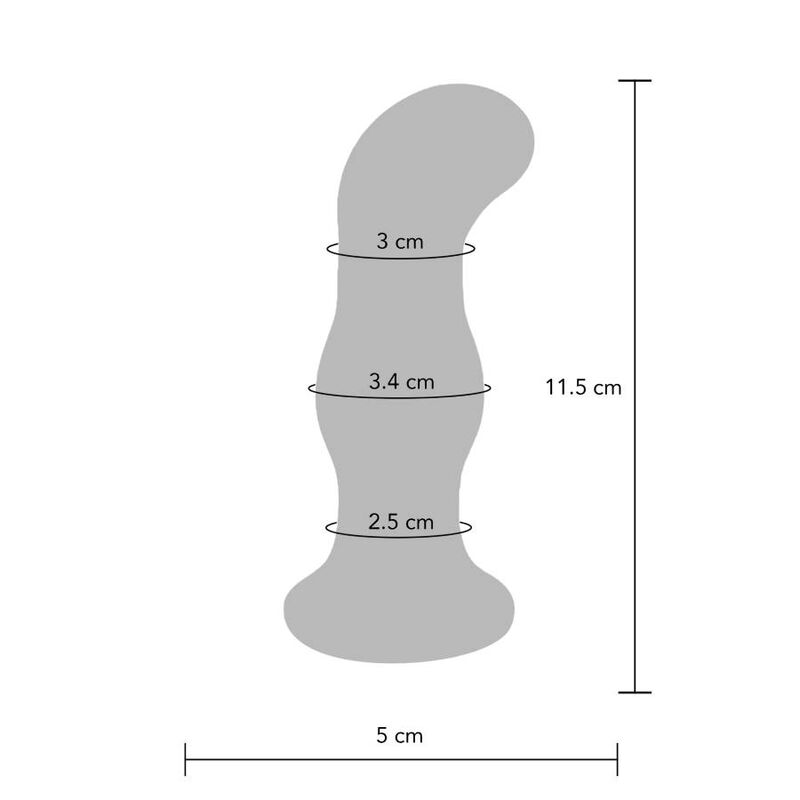 Alternative view of TOYJOY - THE GLEAMING VIBRATING GLAS BUTTPLUG