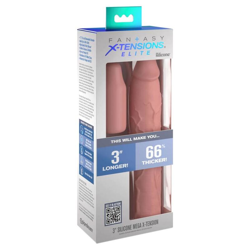 FANTASY X- TENSIONS - PIPEDREAMS SLEEVE 22,86 CM + 7,62 CM PLUG SKIN - Bild 3