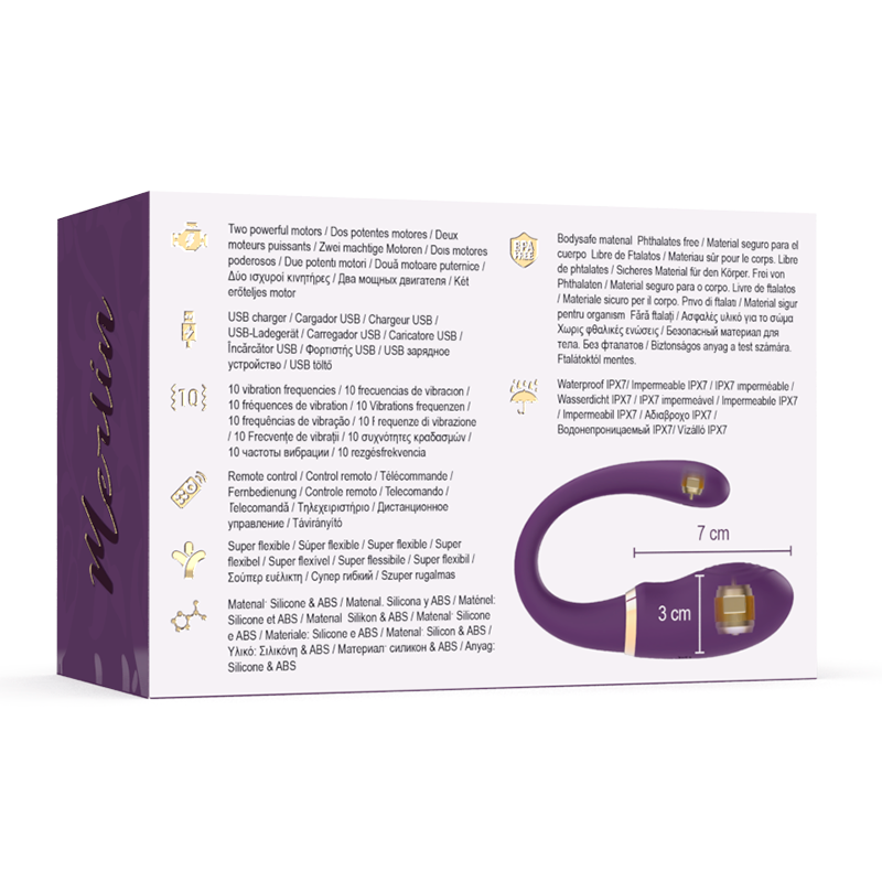 TREASURE - MERLIN DOUBLE COUPLE VIBRATOR REMOTE CONTROL - Bild 8