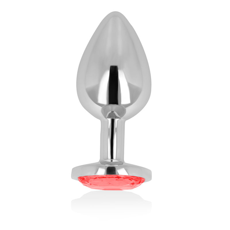 OHMAMA - ANAL PLUG WITH RED CRYSTAL 8 CM - Bild 4