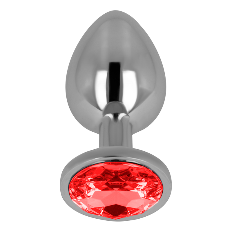 OHMAMA - ANAL PLUG WITH RED CRYSTAL 8 CM - Bild 3