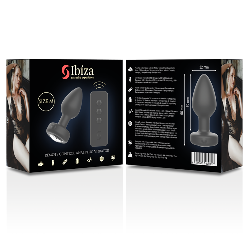Alternative view of IBIZA - REMOTE CONTROL ANAL PLUG SIZE M