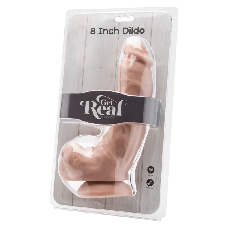 Alternative view of GET REAL - DILDO 20,5 CM WITH BALLS SKIN