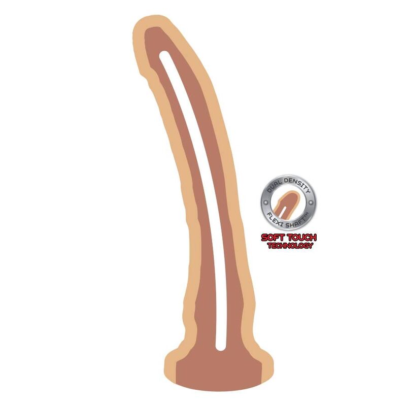 Alternative view of GET REAL - DUAL DENSITY DONG 20,5 CM SKIN