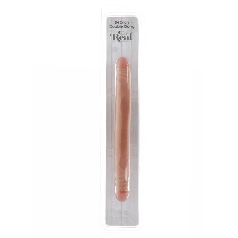Alternative view of GET REAL - DOUBLE DONG 35 CM SKIN