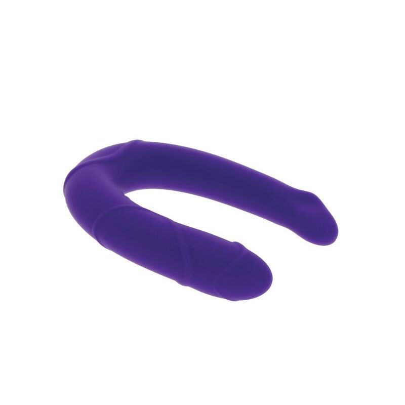 Alternative view of GET REAL - VOGUE MINI DOUBLE DONG PURPLE
