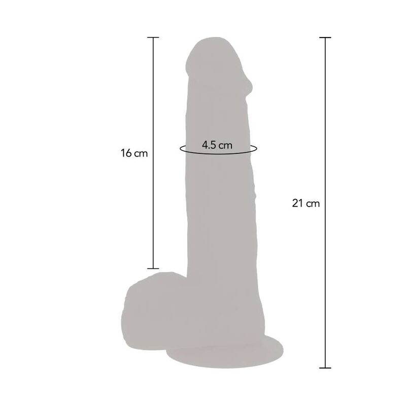 Alternative view of GET REAL - ROTATING BEADS VIBRATING DILDO SKIN