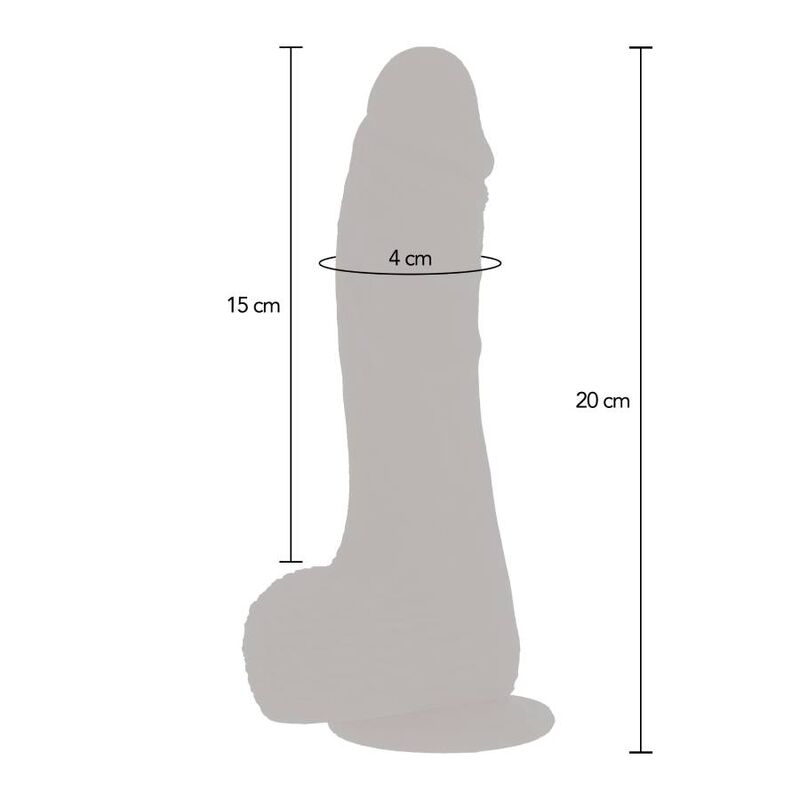 GET REAL - UP&DOWN ROTATING VIBR DILDO SKIN - Bild 5