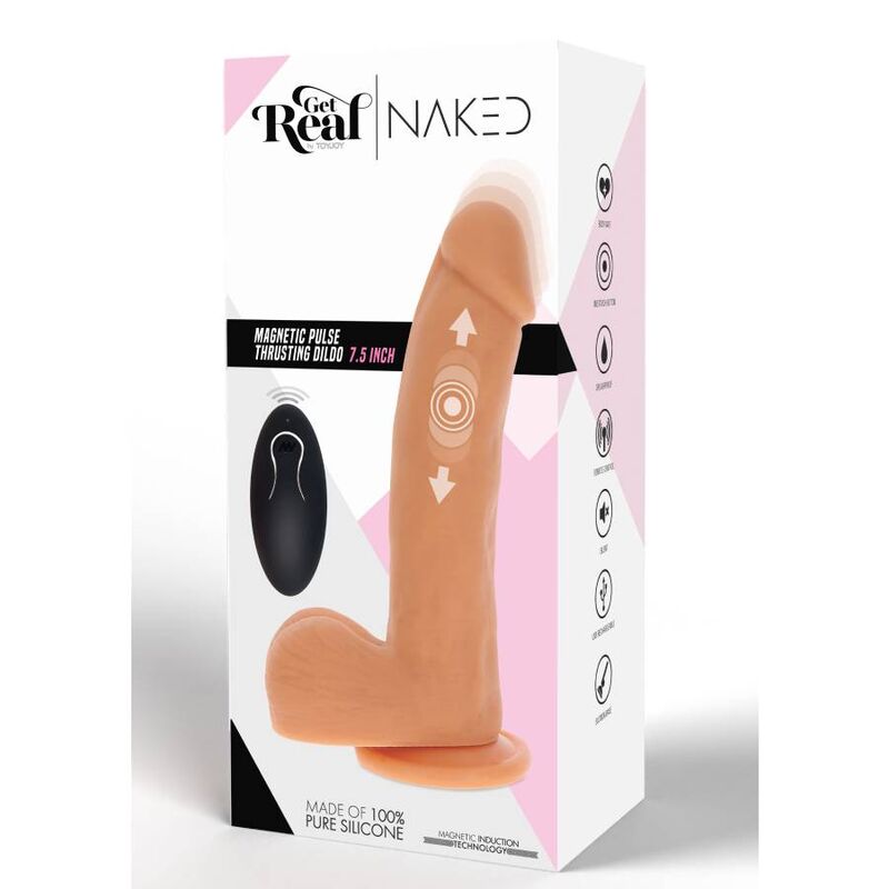 GET REAL - MAGNETIC PULSE TRUSTING DILDO SKIN - Bild 5