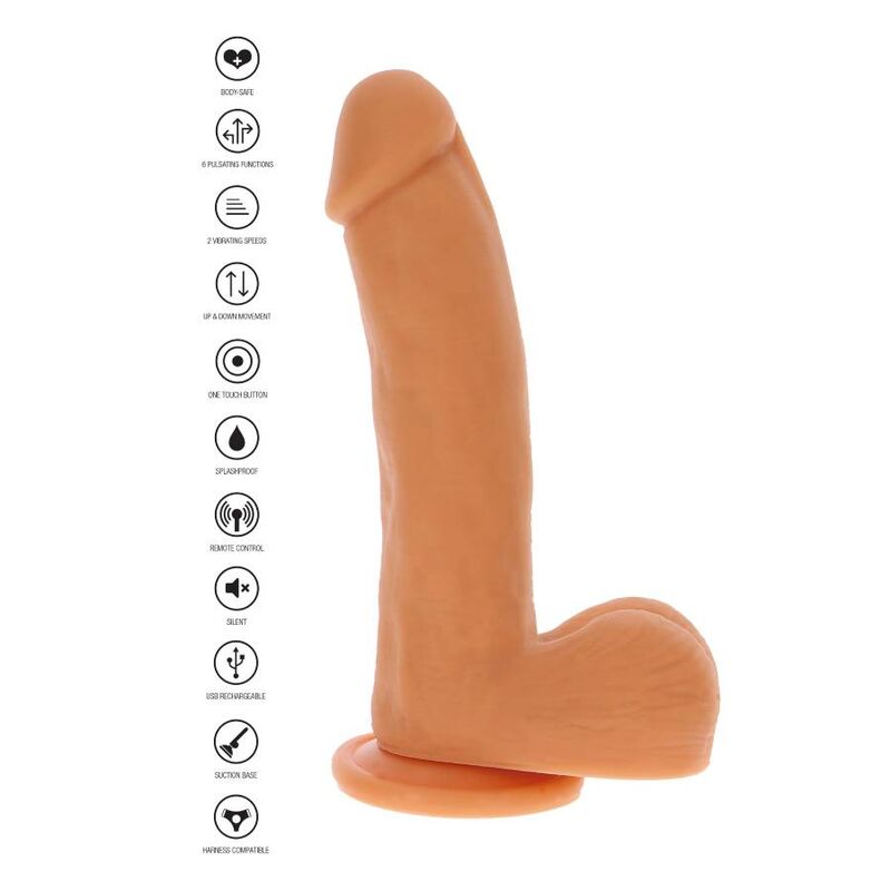 Alternative view of GET REAL - MAGNETIC PULSE TRUSTING DILDO SKIN