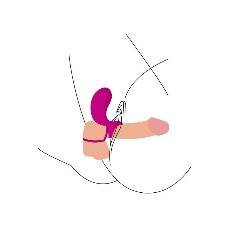 XOCOON - COUPLES STIMULATOR RING FUCHSIA - Bild 7