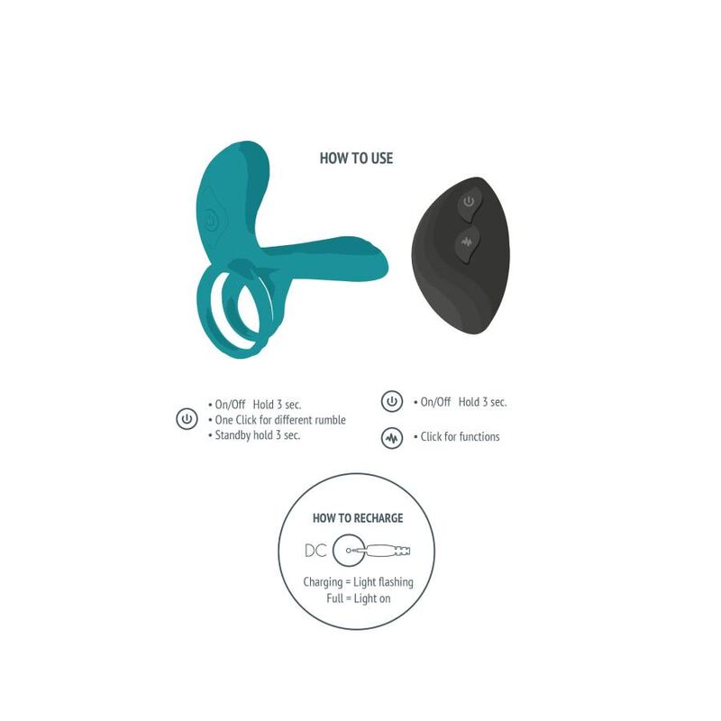 XOCOON - COUPLES VIBRATOR RING GREEN - Bild 8