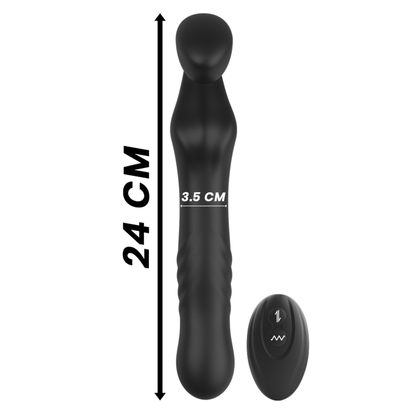 IBIZA - REMOTE CONTROL STRAPLESS VIBRATOR UP & DOWN - Bild 6