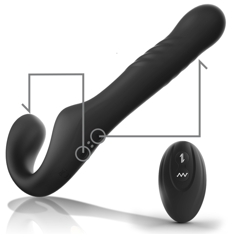 IBIZA - REMOTE CONTROL STRAPLESS VIBRATOR UP & DOWN - Bild 3