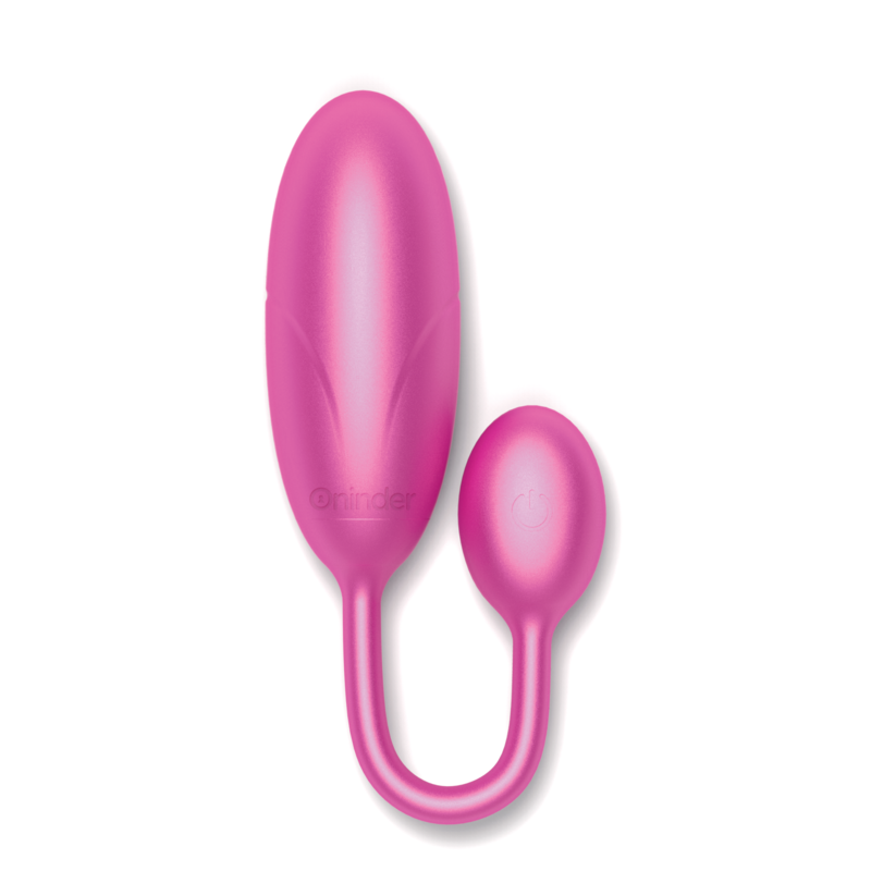 ONINDER - DENVER VIBRATING EGG PINK 7 X 2.7 CM FREE APP - Bild 4