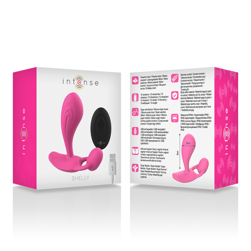 INTENSE - SHELLY PLUG ANAL REMOTE CONTROL PINK - Bild 4
