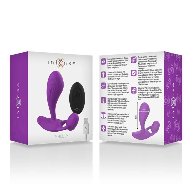 INTENSE - SHELLY PLUG ANAL REMOTE CONTROL PURPLE - Bild 2