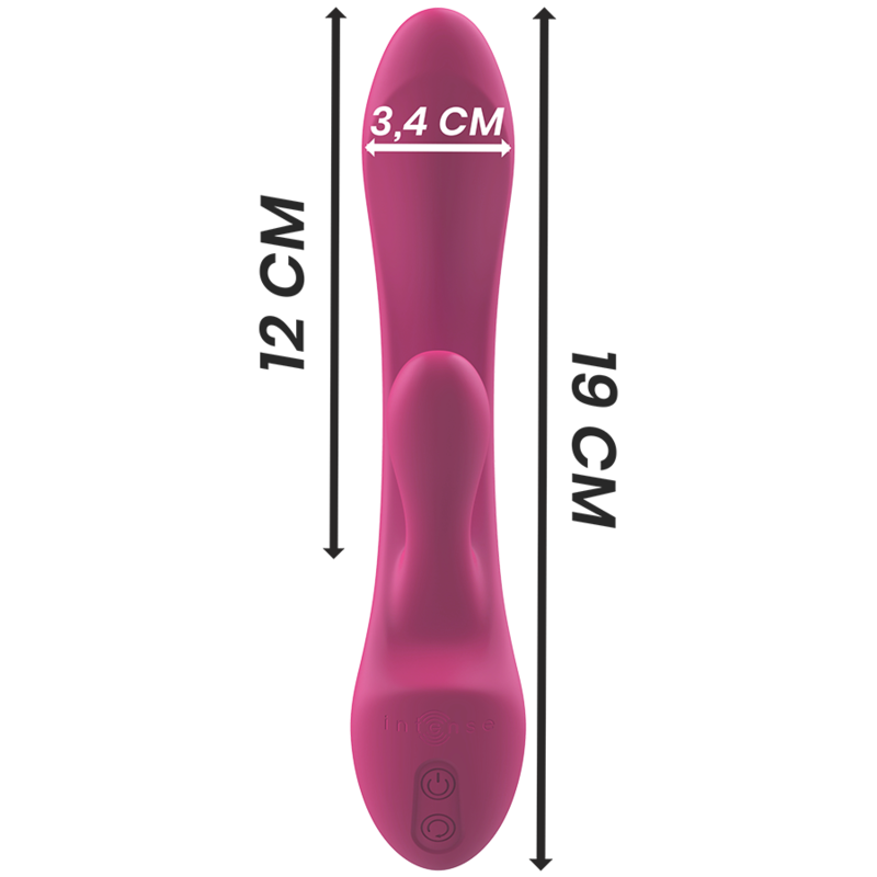 INTENSE - LUIGI RABBIT VIBRATOR PINK LIQUID SILICONE - Bild 5