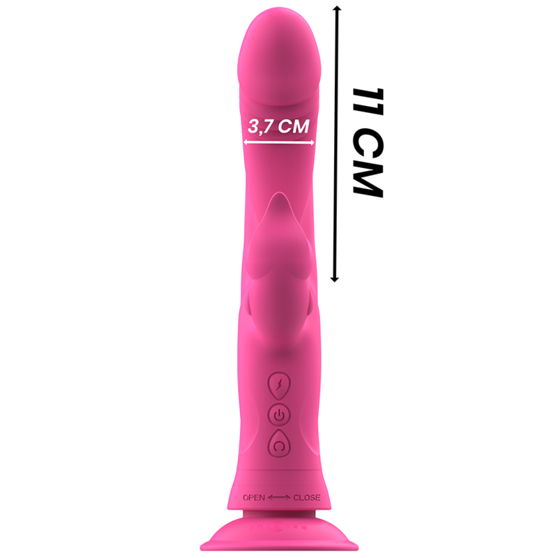 INTENSE - JULIO RABBIT VIBRATOR PINK SILICONE - Bild 3