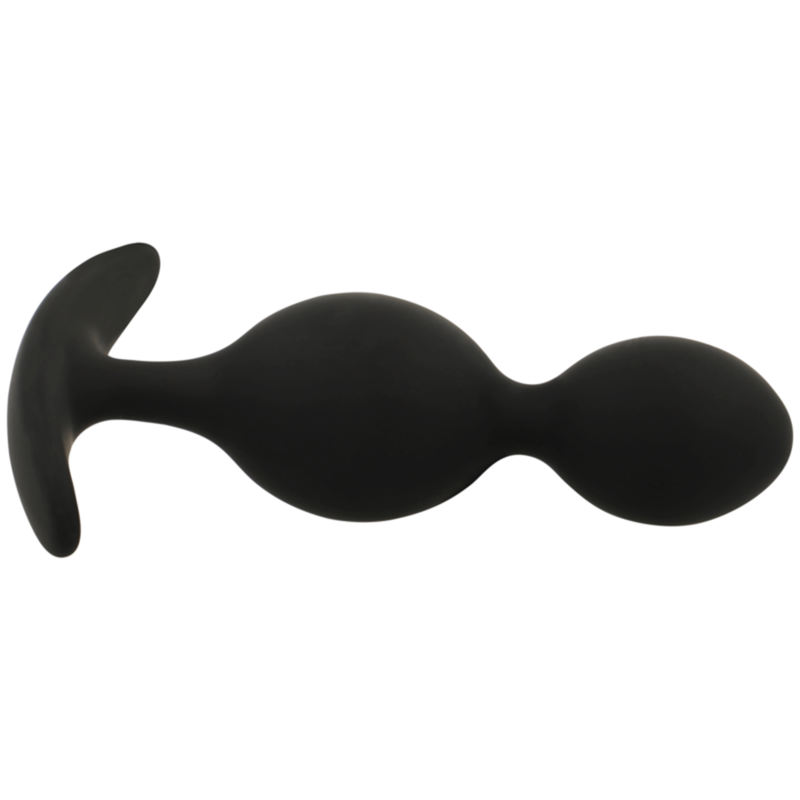 BLACK&SILVER - ORSON PLUG SILICONE 2 ANAL WAVES 9 CM - Bild 4