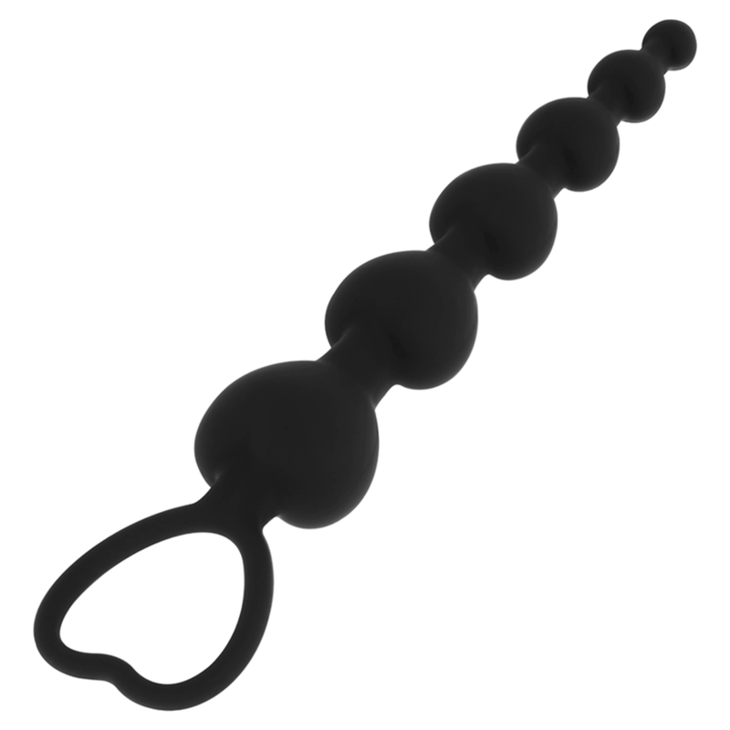 BLACK&SILVER - MILA ANAL CHAIN OF HEARTS 18 CM - Bild 5