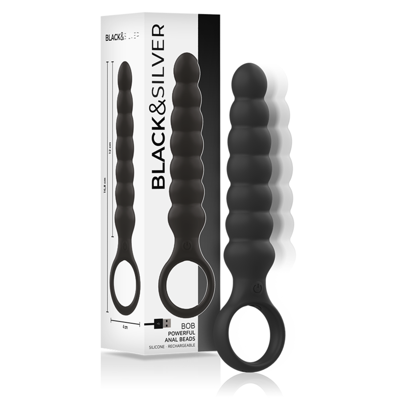 BLACK&SILVER - BOB POWERFUL SILICONE ANAL DILATOR - Bild 5