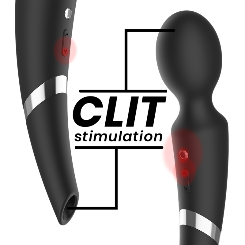 BLACK&SILVER - BECK WAND AND SUCTION CUP 2 IN 1 SILICONE - Bild 3
