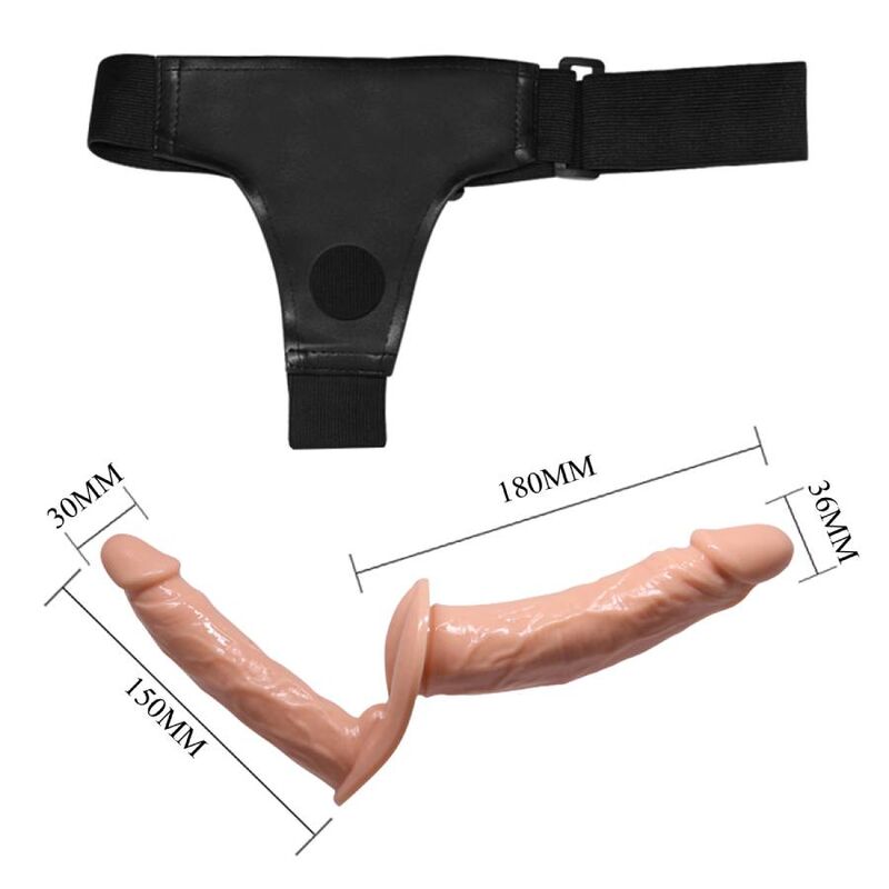 BAILE - ULTRA PASSIONATE DOUBLE DILDOS WITH HARNESS - Bild 5