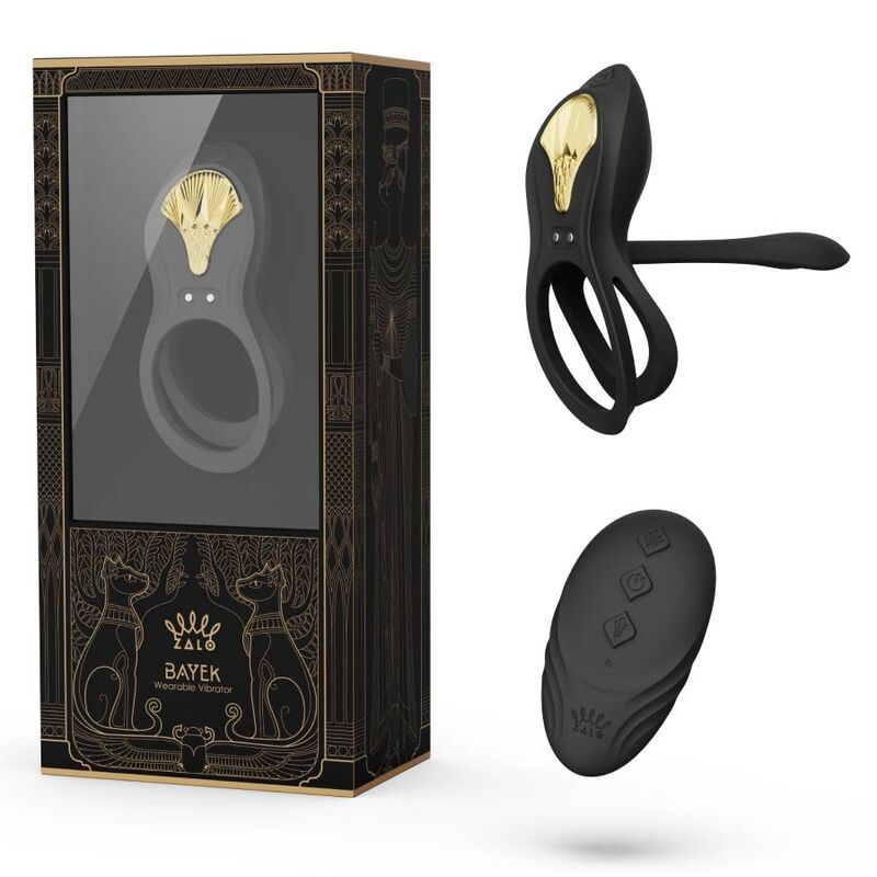 ZALO - BAYEK VIBRATING COUPLES RING BLACK - Bild 3