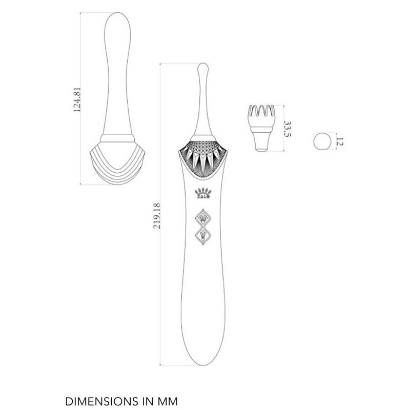 ZALO - BESS 2 CLITORAL MASSAGER BLACK - Bild 7