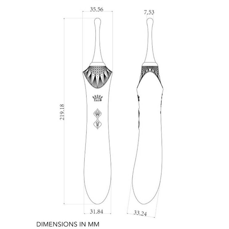 ZALO - BESS 2 CLITORAL MASSAGER BLACK - Bild 6