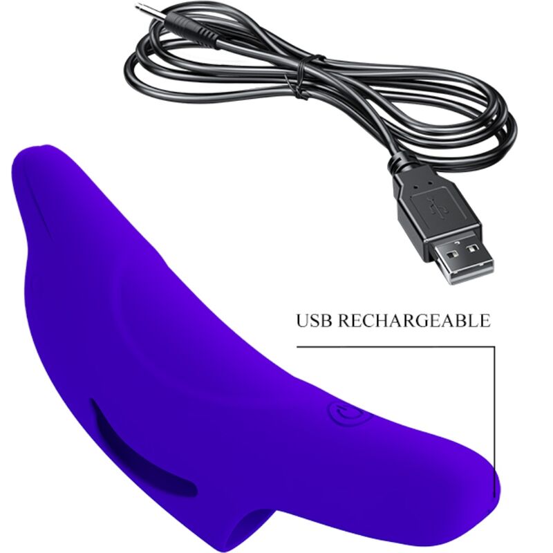 PRETTY LOVE - DELPHINI POWERFUL DARK BLUE FINGER STIMULATOR - Bild 9