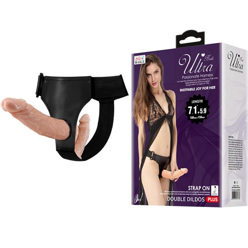 BAILE - ULTRA PASSIONATE DOUBLE DILDOS WITH HARNESS - Bild 7