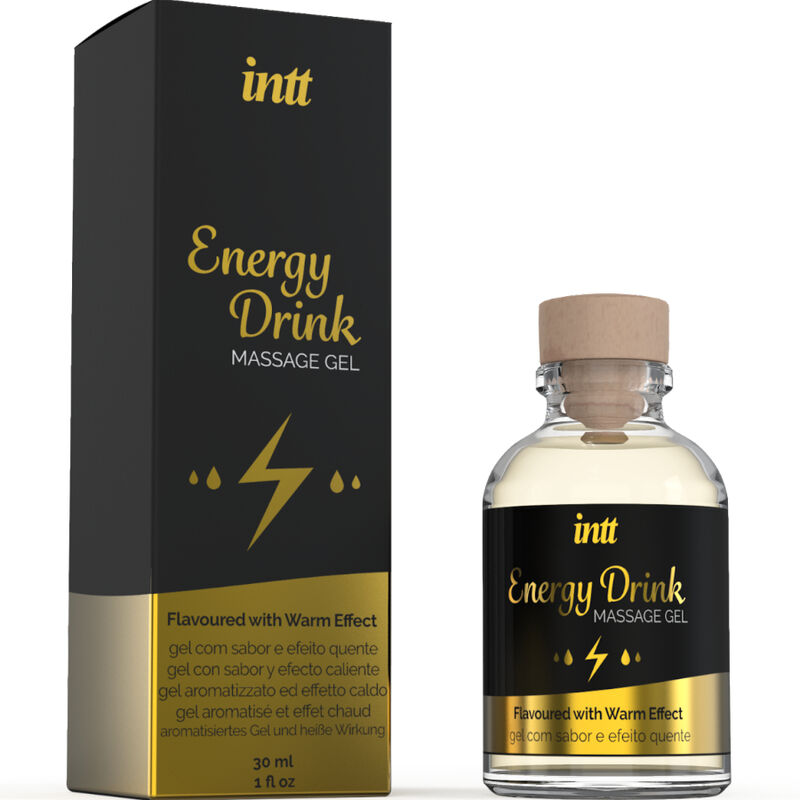 INTT MASSAGE & ORAL SEX - MASSAGE GEL WITH FLAVORED ENERGY CA DRINK AND HEATING EFFECT - Bild 3