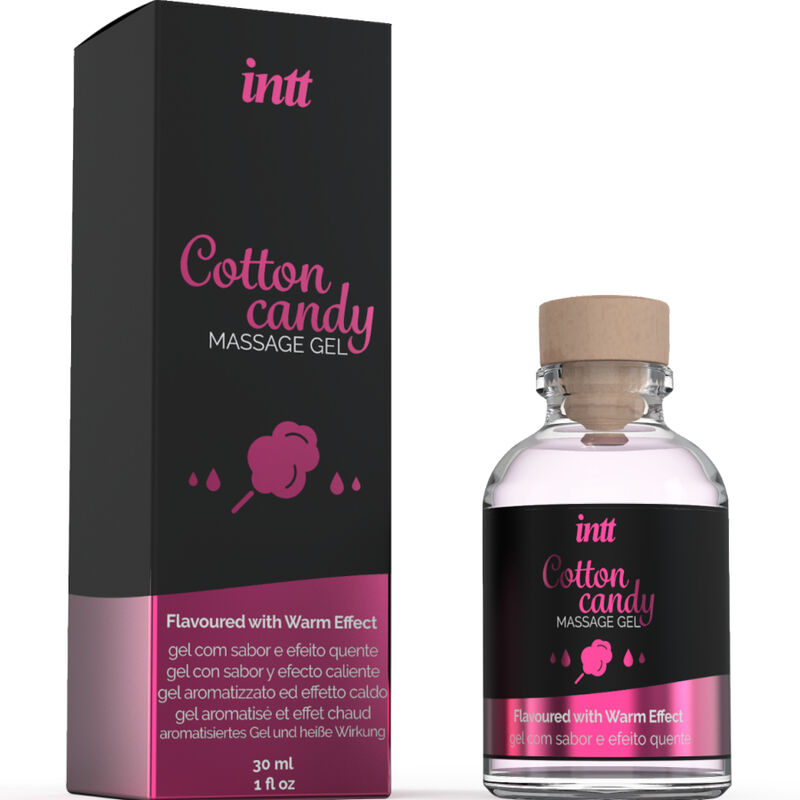 INTT MASSAGE & ORAL SEX - MASSAGE GEL WITH COTTON CANDY FLAVOR AND HEATING EFFECT - Bild 3