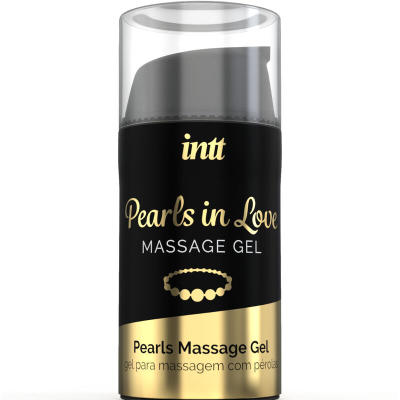 Alternative view of INTT MASSAGE & ORAL SEX - PEARLS IN LOVE WITH PEARL NECKLACE AND SILICONE GEL