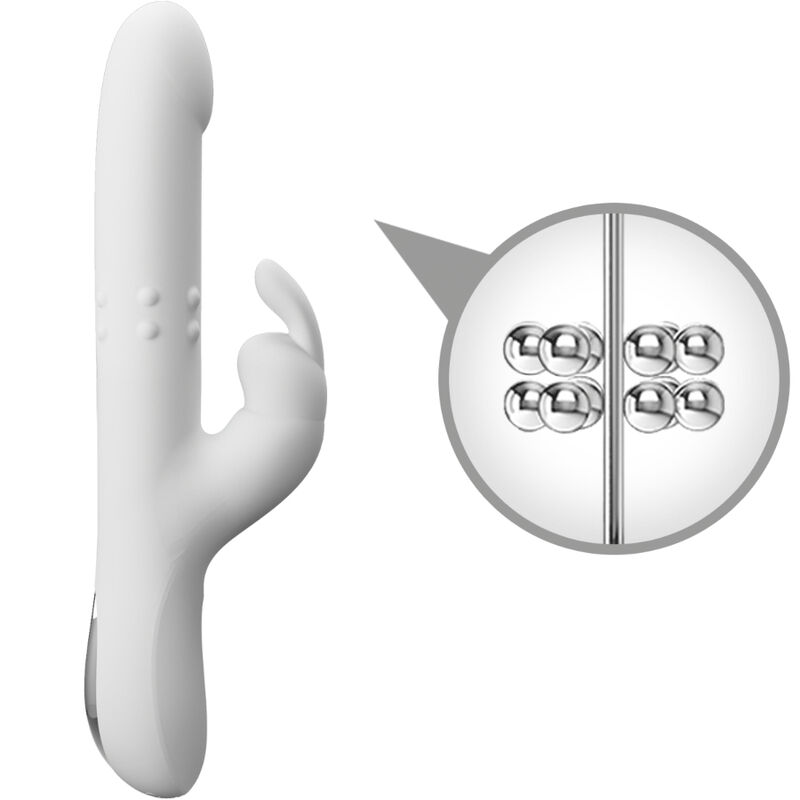 PRETTY LOVE - REESE VIBRATOR WITH SILVER ROTATION - Bild 3