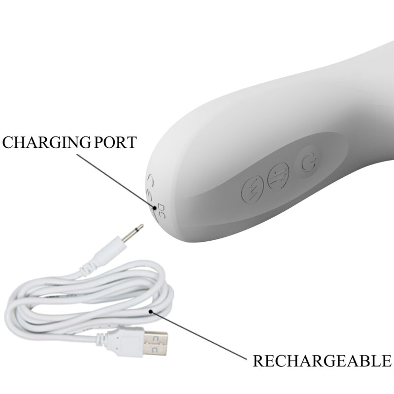 PRETTY LOVE - REESE VIBRATOR WITH SILVER ROTATION - Bild 7