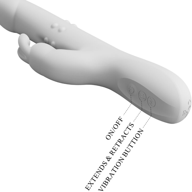 PRETTY LOVE - REESE VIBRATOR WITH SILVER ROTATION - Bild 6